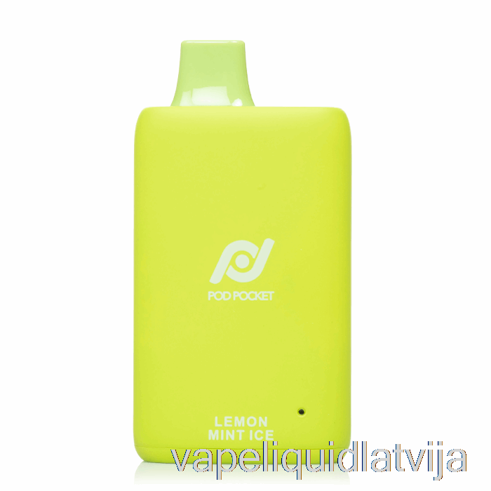 Pod Pocket 7500 Vienreizējās Lietošanas Citronu Piparmētru Ledus Vape šķidrums